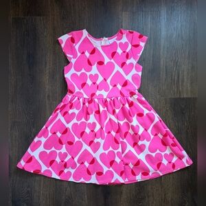 Children's Place pink heart Valentine's Day dress
